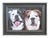 Two English Bulldog Portrait Painting Including the Black & Silver Wood Frame For Sale In Los Angeles - Image 6 of 6