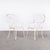 1960’s Pair Of Classic French Garden Chairs with Perforated Seats. Good pair of classic French garden chairs with...