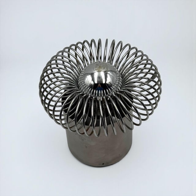Chrome Spiral Wall Lamp from Galerie Oxar, France, 1970s For Sale - Image 4 of 14