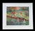 French Post-Impressionist School, "Figures on the River," oil on canvas, first half of the 20th century. The painting...