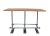 Matthew Izzo Home Rectangular Industrial Happy Hour Pub Table For Sale - Image 4 of 4