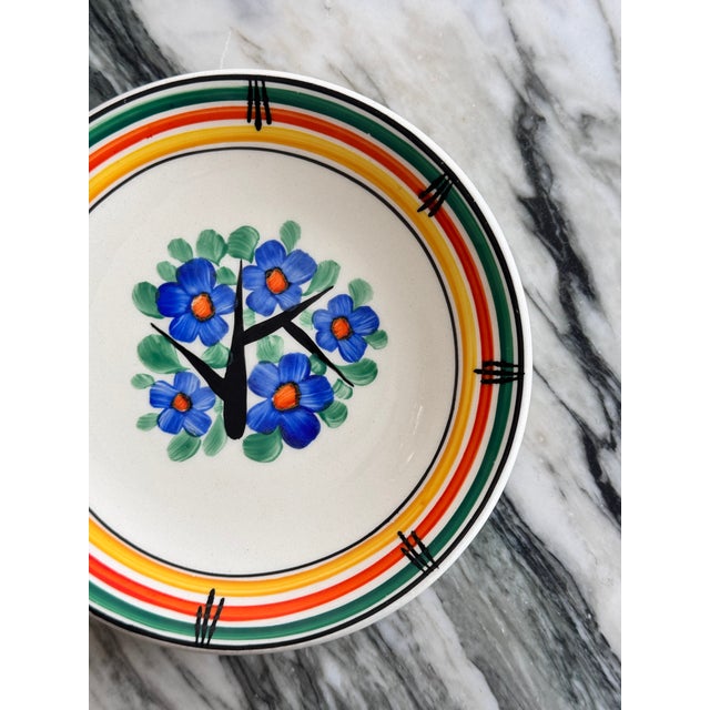 1930s Art Deco Era Ditmar Urbach Decorative Plate For Sale - Image 5 of 11