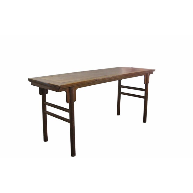 This painting table features a long, flush-panel top with a clean, linear profile. Built with traditional mortise and...