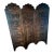 Mid 20th Century Exquisite Indonesian Solid Teak Screen – Hand-Carved Dragons & Floral Motifs For Sale