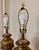 Metal Vintage Renaissance Metal Table Lamps Lion & Drape Design - a Pair For Sale - Image 7 of 10