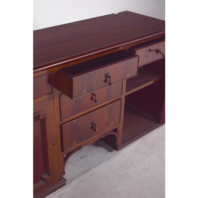 Antique Sideboard with Two Doors and Five Drawers For Sale - Image 4 of 10