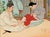 Framed Woodblock Print La Lettre du Fils Coree Early Version by Paul Jacoulet For Sale - Image 4 of 15