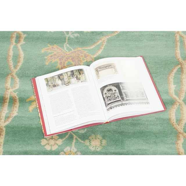 Kelly Green Contemporary Chinese Deco Style Wool Runner by Rug & Kilim, India For Sale - Image 8 of 9