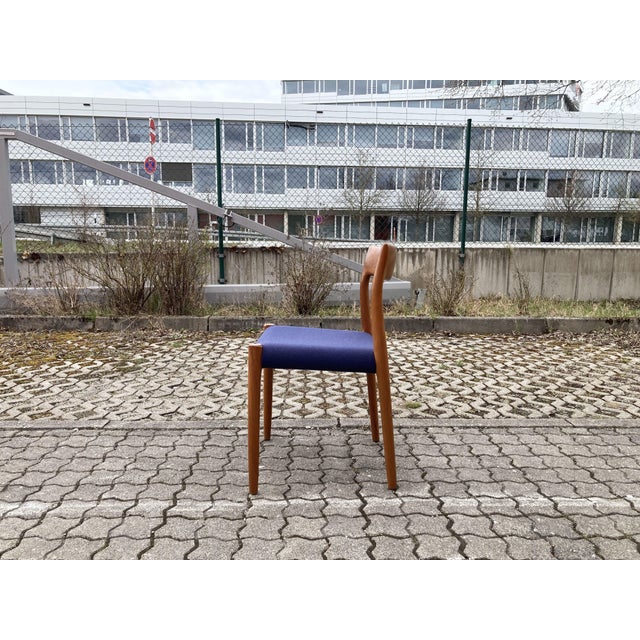 Danish Teak Model 77 Dining Chairs by Niels Otto Möller for J.L. Møllers, 1970s, Set of 4 For Sale - Image 10 of 16