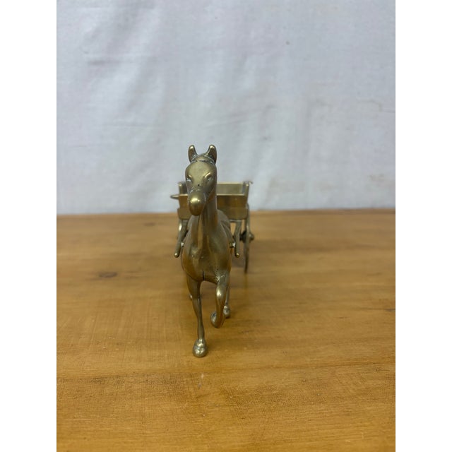 A really fabulous brass horse and cart. Exquisitely detailed and the wheels spin beautifully. Hand selected in and...