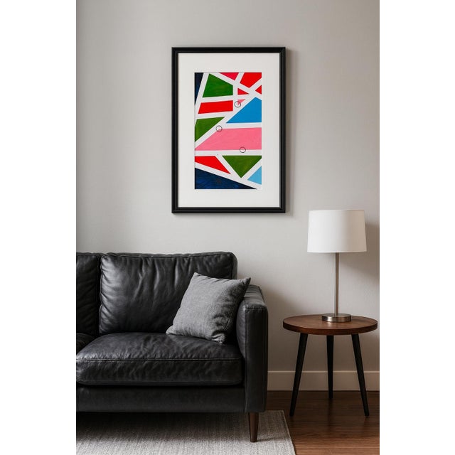 Abstract Memories Kites 2 Abstract Modern Acrylic Painting by Shabs Beigh For Sale - Image 3 of 4