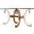 1940s French Art Deco Gilt-Bronze and Glass Table, C 1940. For Sale - Image 5 of 6