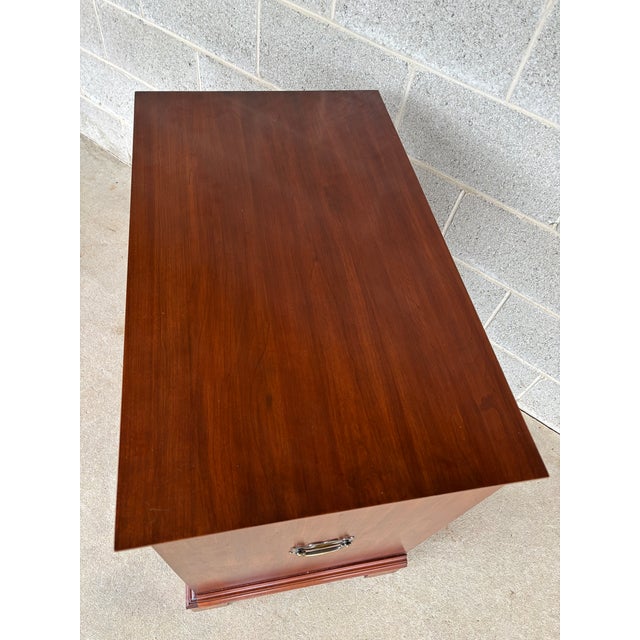 Brown Pennsylvania House Cherry Georgian Style 4 Drawer Bachelor Chest For Sale - Image 8 of 11