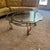 Mid 19th Century Vintage Gilt Iron & Scalloped Glass Coffee Table, Hollywood Regency / Maison Jansen Style For Sale - Image 5 of 5