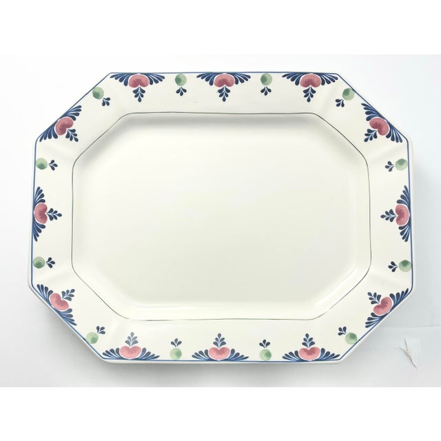 1990s 1990s Adams “Veruschka” Ironstone Serving Platter For Sale - Image 5 of 5