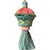 Early 21st Century Turquoise and Strong Pink Tassel by Miho For Sale - Image 5 of 5
