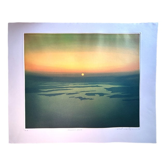 Arndt Maibaum, E.A., Genesis Sonne, 1975, Etching For Sale