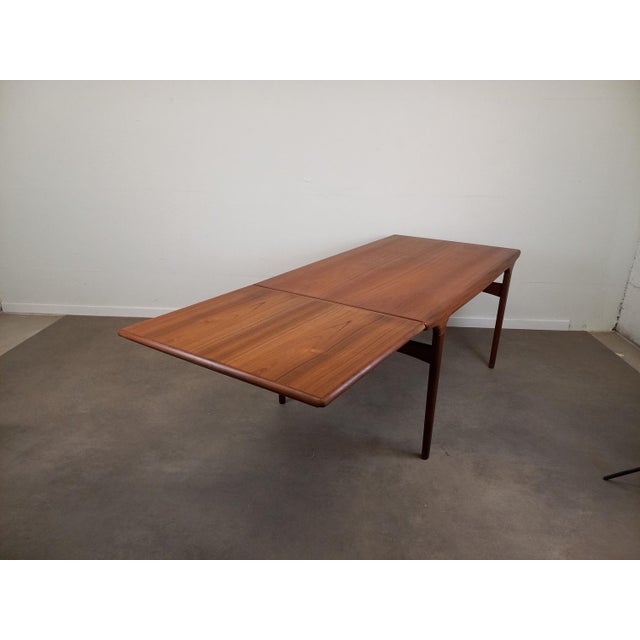 Scandinavian Teak Table by Johannes Andersen for Uldum, 1950s For Sale - Image 3 of 18