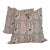 Virginia Kraft Jangal Supreem Pillows With Fermoie Marden Neutral Backs For Sale