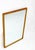 Brown Danish Mid Century Modern Sleek Frame Rectangle Wall Mirror For Sale - Image 8 of 9