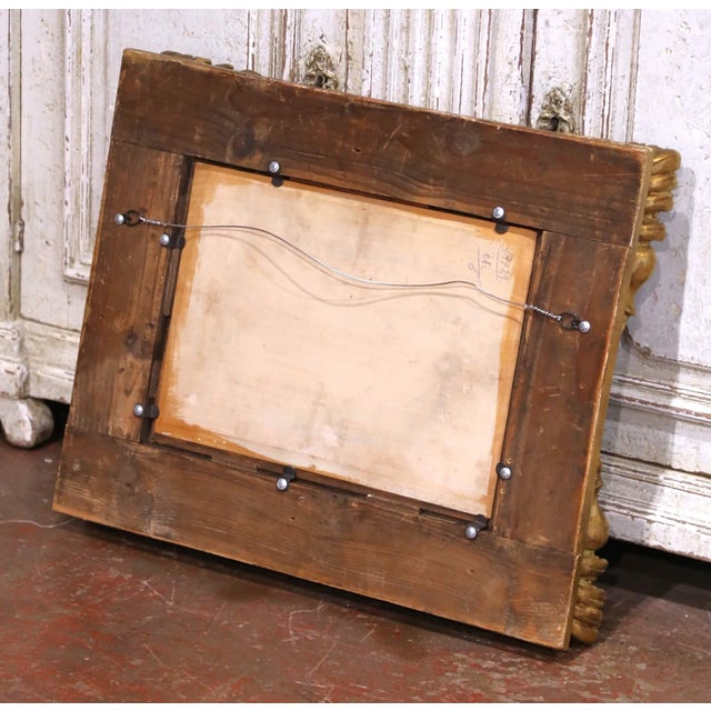 19th C. Signed Italian Venetian Impressionist Painting of St. Mark’s Square, Framed For Sale - Image 14 of 14