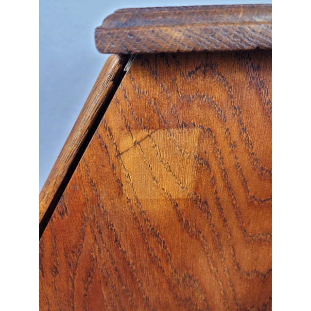 Vintage Elm Secretary, 1930s For Sale - Image 15 of 18