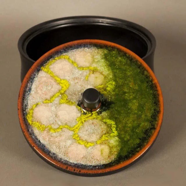 Vintage Ceramic Lidded Box by Glatzle for Karlsruher Majolika, 1960s For Sale - Image 4 of 6