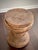 Made Goods Marek Mango Wood Drum Side Table – Sculptural Carved Pedestal, Organic Modern For Sale - Image 12 of 13