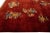 Red Antique Art Deco Chinese Handmade Red Wool Rug For Sale - Image 8 of 10