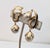 Mid-Century Modern Vintage 1950s Signed Napier Goldtone Faux-Pearl Drop Clip Earrings-2 Pieces For Sale - Image 3 of 12