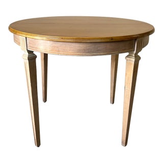 French Louis XVI - Style Extendable Dining Table For Sale