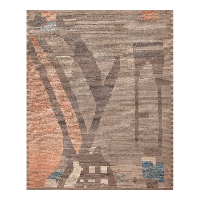 Nazmiyal Collection Contemporary Abstract Area Rug For Sale