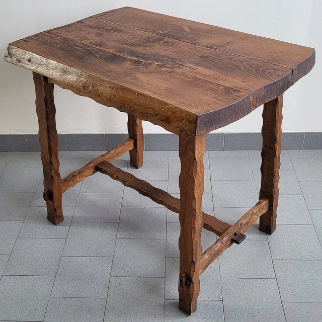 Brustlist Side Table in Oak, 1970s For Sale - Image 10 of 13