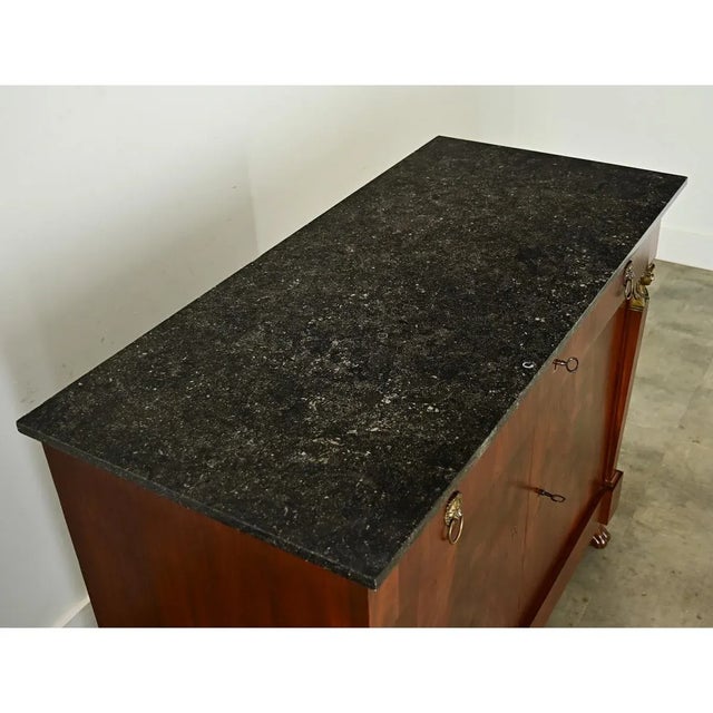 Brown 19th Century Dutch Mahogany Empire Buffet For Sale - Image 8 of 10