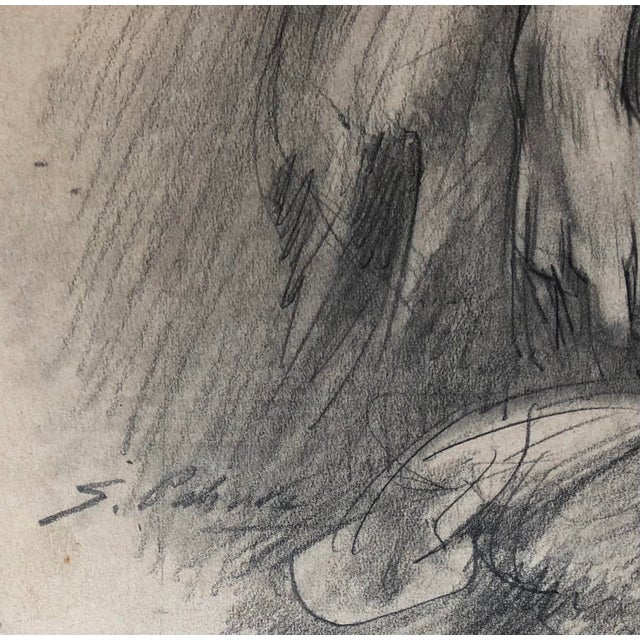 Serge Pahnke, Personnages, Crayon on Paper For Sale - Image 3 of 6