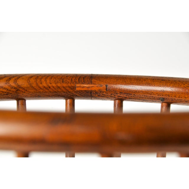 Antique Oak Bentwood and Spindle Umbrella Stand Cane Stand For Sale - Image 13 of 15