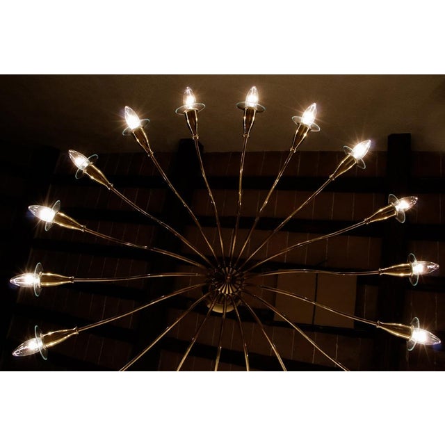 Italian Chandelier by Angelo Lelii for Artluce, 1950 For Sale - Image 15 of 18