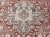 Persian Heriz With Geometric Medallion in Soft Red, Gray Blue With Soft Greens 7'6 X 10'8 For Sale - Image 10 of 13