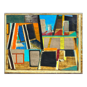 Richard Olsen Studio Wall #3 Oil/Linen Abstract Painting