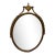 Antique Oval Mirror English Gilt Gesso Adam Style Victorian c.1890 For Sale