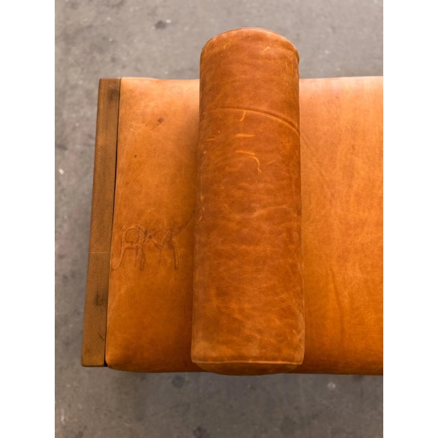 La Luna Daybed - In Aged Leather For Sale - Image 12 of 16