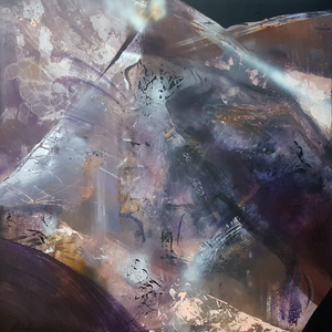 Ovidiu Kloska, Suspended Between Light and Unfelt Movement, Acrylics on Canvas