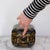 Chinese Black Chinese Lacquered Tea Caddy Box For Sale - Image 3 of 7