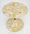 Mother of Pearl Veneer Patch Work Tulip Shape side End Table Stand MINT