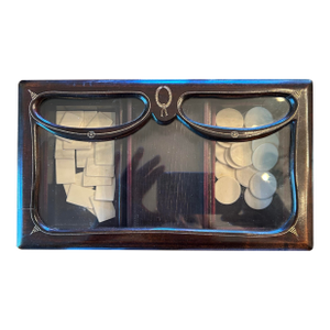 Antique Napoleon III Game Box/Compendium With Bone Tokens