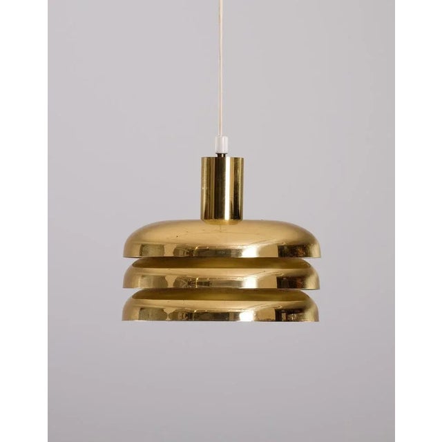 Brass Pendant Light by Hans-Agne Jakobsson, 1960s For Sale - Image 6 of 7