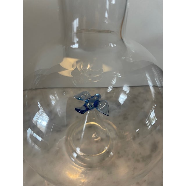 Wood Michael Graves With Swid Powell PostModern Handblown Wine Aerator Decanter For Sale - Image 7 of 8