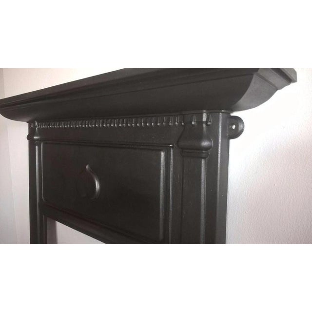 Edwardian Arts and Crafts Cast Iron Fireplace Surround, 1908 For Sale - Image 3 of 13