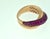 Metal 3 Carat Ruby 18 Karat Rose Gold Cross Over Ring 13 Grams Size 8 For Sale - Image 7 of 8