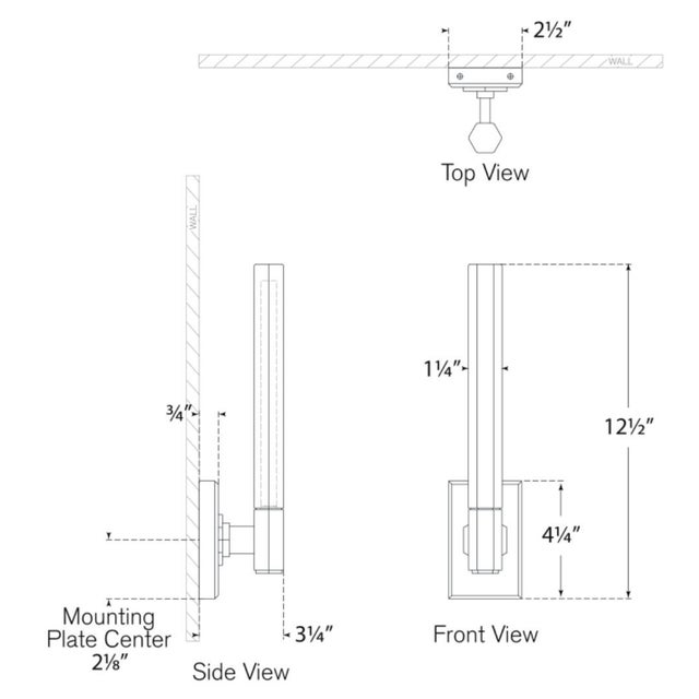 2020s Chapman & Myers for Visual Comfort Signature Hawthorne 13" Single Bath Light in Polished Nickel with White Glass For Sale - Image 5 of 7